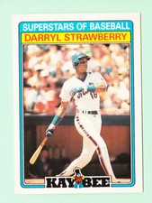 1987 Topps KAYBEE Superstars of Baseball Super Gloss Cards 1-33 You Pick