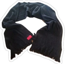 Calvin Klein black Unisex  scarf. 