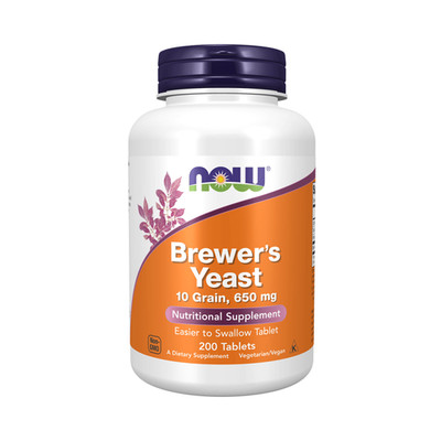 Now Foods Brewer's Yeast 650mg (200 tabs) Unflavoured