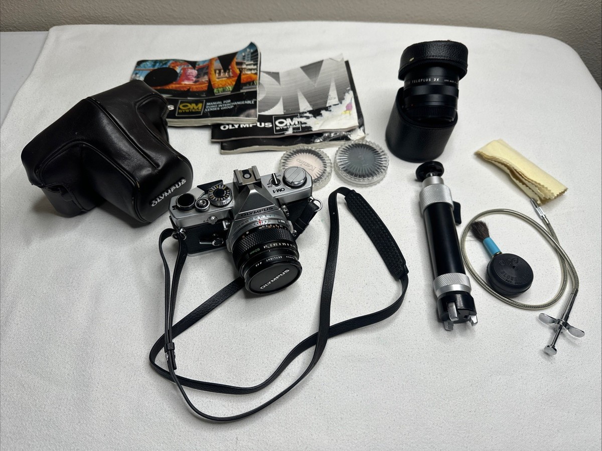Olympus OM-1 with Olympus Zuiko 50mm f/1.4 lens and extras | eBay