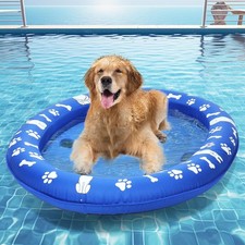 Dog Pool Float Inflatable Pool Floats for Small Medium Large Dogs Up to 65lb
