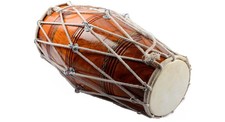 Indian Traditional BINA Dholak 35 TR with Bag - for Folk and Classical Music