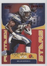 2019 Score Fantasy Stars Red Melvin Gordon III #FS-14 1hs9