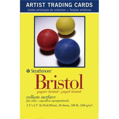  Strathmore Artist Trading Cards Vellum Bristol Paper, 2.5x3.5 in Kitchen