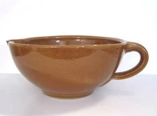 Vintage Stoneware Crock Batter Mixing  Batter Bowl With Spout & Handle Watt?