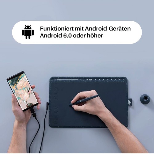 Tablette Graphique HUION HS611, avec 8 Touches Multimédia 10 Touches Express et Tactile - Photo 6/10