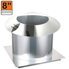 ALLFUEL HST 8 in. x 12 in. Attic Insulation Shield for Double Wall Chimney Pipe