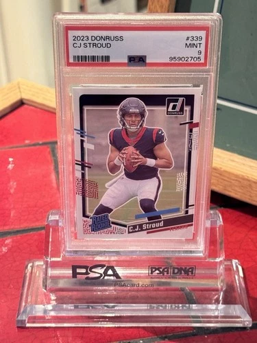 2023 Panini Donruss Rated Rookie C.J. Stroud #339 PSA 9 MINT