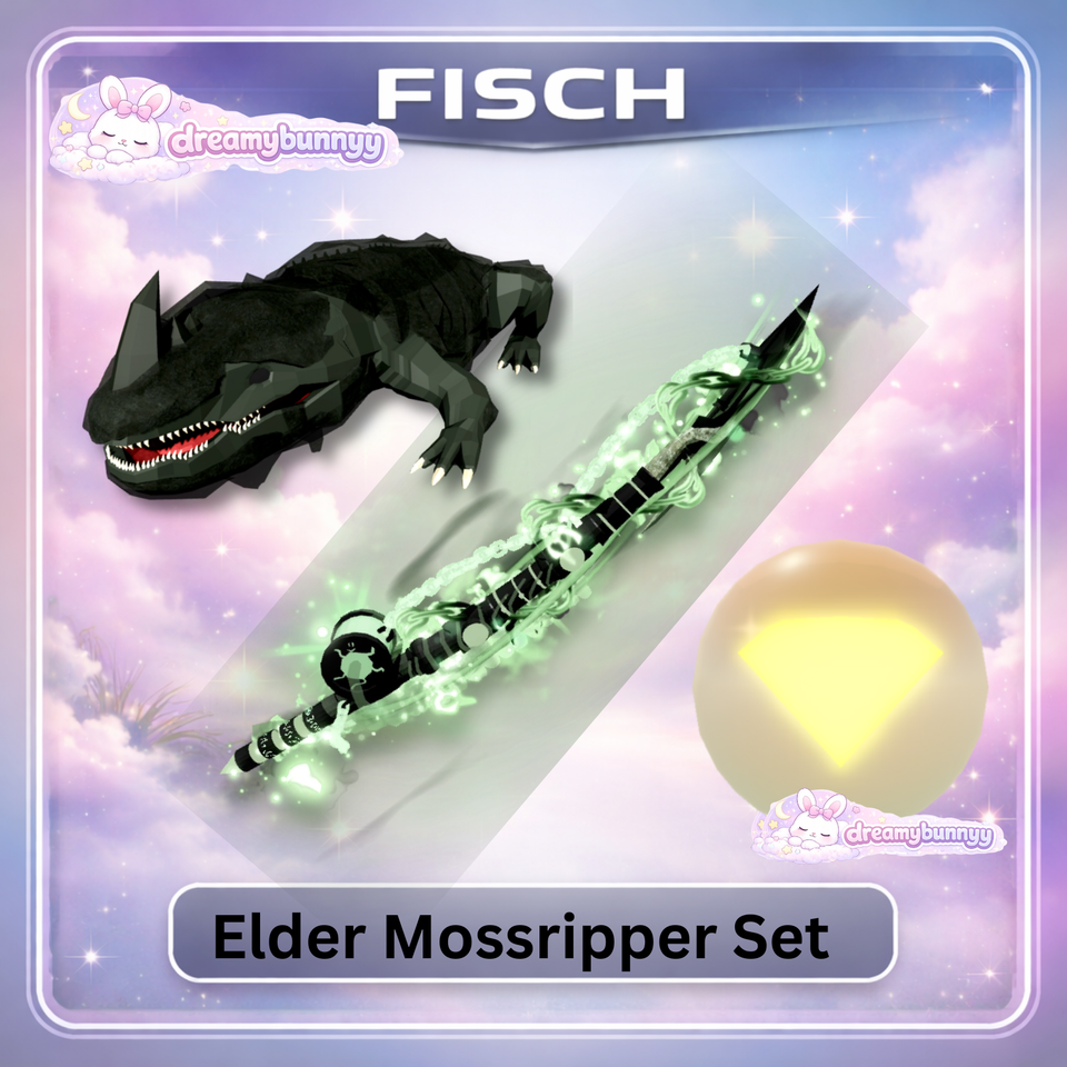 [FISCH] -Elder Mossripper Rod Set - [ELDER MOSSJAW & SHROUNDED GOLDEN ...