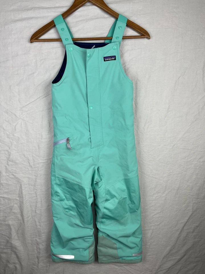 Patagonia Nieve Babero Pantalones Niños 5T Como Nuevo H2No Impermeable Aislado Esquí Snowboard Foto 2 de 4