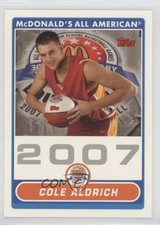 2007-08 Topps McDonald's All American Player Issue Cole Aldrich #CA 1u9