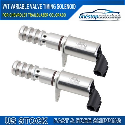 2x VVT Engine Variable Valve Timing Solenoid for Chevrolet Colorado 2004-12 GMC