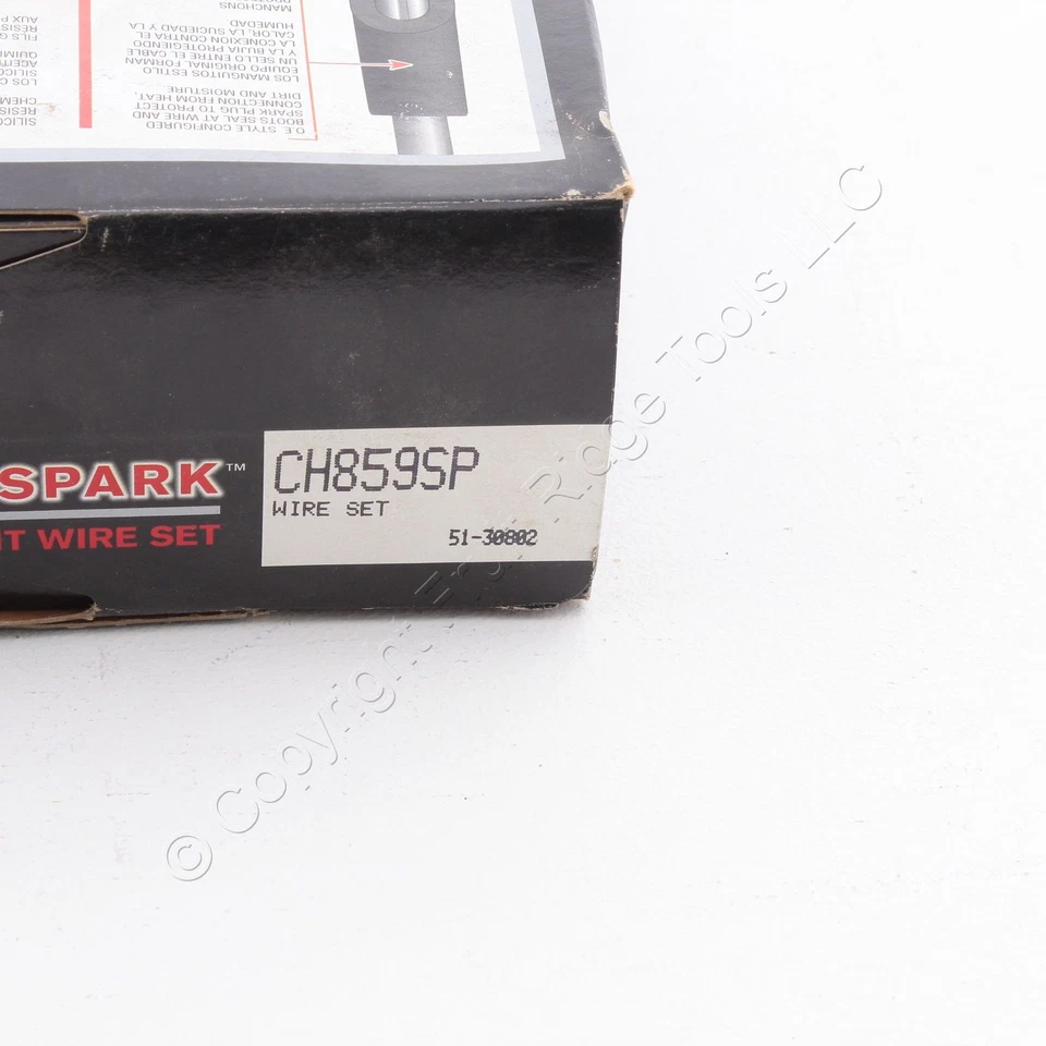 Cables de encendido de bujía Borg Warner CH859 SureSpark 8 mm para 79-83 Mustang F100 Foto 4 de 4