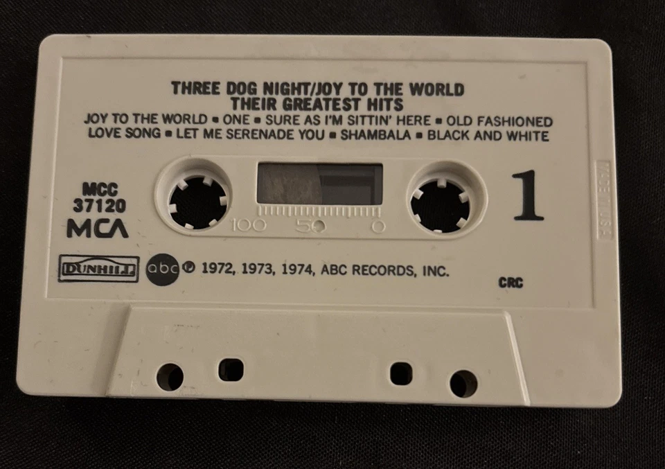 Three Dog Night - Joy To The World Their Greatest Hits Cassette Tape 1974 ABC - Image 3 of 4
