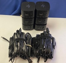 Lot of 6 HP Thunderbolt 120W G2 Docking Station  120w AC Adapter