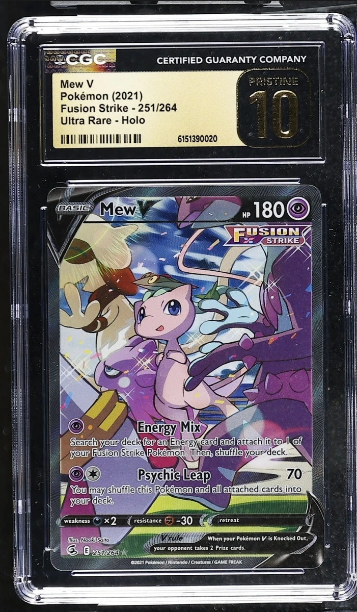 Mew Pokémon TCG Psychic Ultra Rare Individual Collectible Card