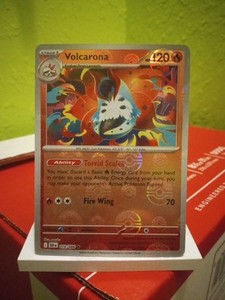 Volcarona 016/086 Pokemon TCG Sv: Black Bolt Reverse Holo Pokeball !!MINT!!