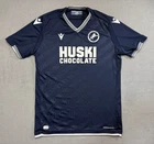 Millwall 2020 2021 Home jersey football soccer shirt Macron Mens size S Blue