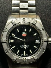 TAG Heuer 2000 Men's Black Watch - WK1110.BA0317