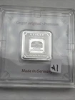 Silver 5 Gram Geiger Bar In Sealed Assay Germany Premium Original .999 Fine