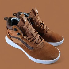 Vans Cerus Hi Brown Suede Mens 8 Boots Sk8 Skater Shoes Grunge Punk New