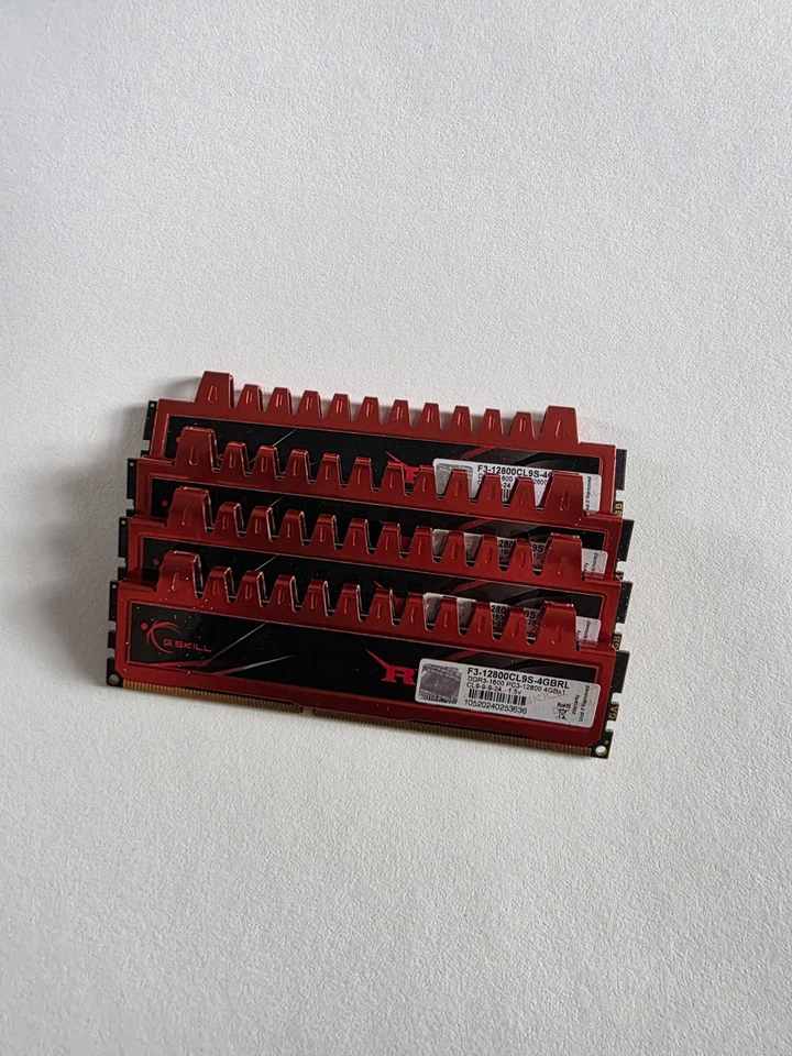 G.Skill Ripjaws ddr3 16gb (4x4gb) 1600mhz pc3-12800 cl9 desktop ram kit - Image 4 of 4