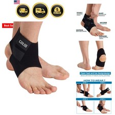 Ankle Support for Men and Women - Neoprene Breathable Adjustable Ankle Brace ...