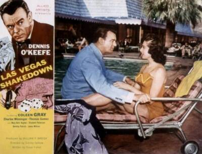 Las Vegas Shakedown Dennis Okeefe Coleen Gray 1955 etc OLD MOVIE PHOTO