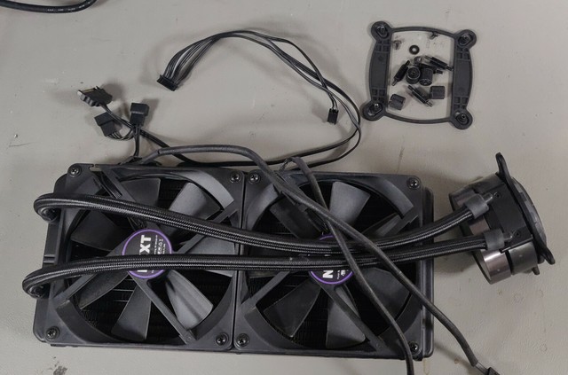 All In One Water Cooling Unit With Am4 Bracket Nzxt Kraken X62 280mm Electronics Cpu Cooling Fans Ourvagabondstories Com