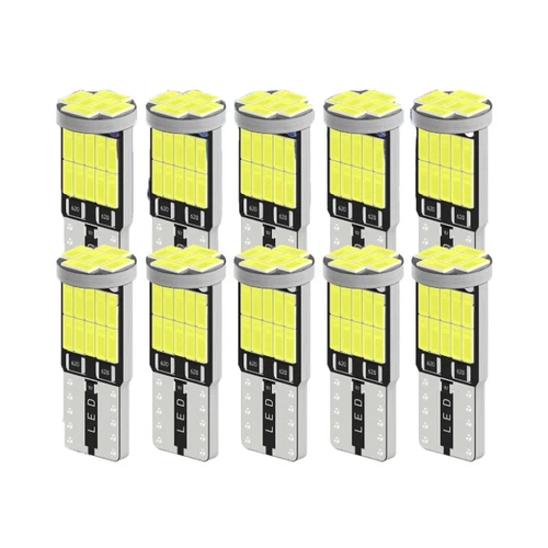 10x T10 501 Bombillas LED Luz Lateral Libre de Errores Canbus 26 Smd W5W Xenón Blanco Brillante