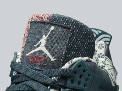 Nike Air Jordan 4 SE SASHIKO CW0898-400 Green Blue Men's US4 Nike Air Jordan 4 SE SASHIKO CW0898-400 Green Blue Men's US4