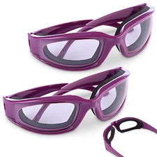 Onion Cutting Goggles - 2 Pcs Safety Glasses for Dust Protection