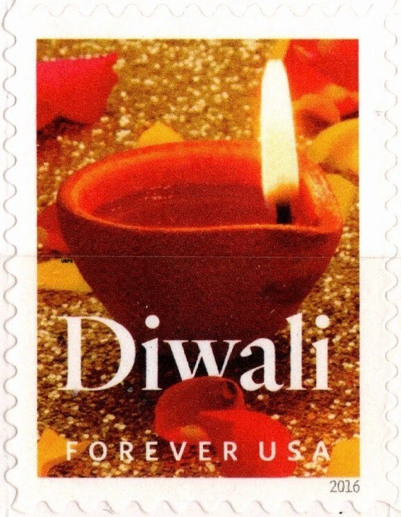 USA 2016 DIWALI HINDU FESTIVAL OF LIGHTS HOLIDAY  BLOCK OF FOUR SCOTT 5142 MNH - Image 2 of 2