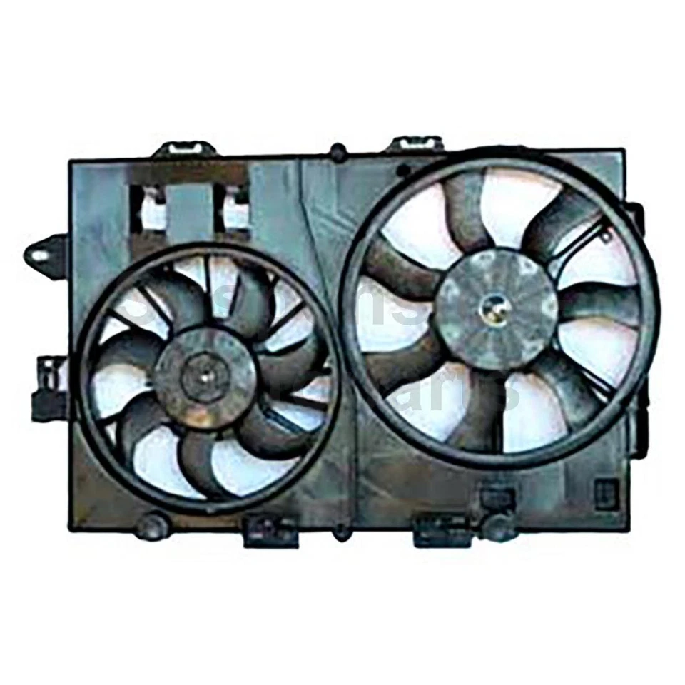 Ventilador de radiador y condensador doble TYC para Chevrolet Equinox_SU 2006 2007 2008 Foto 2 de 4