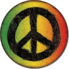 Rasta Reggae Peace 12" Tin Sign Nostalgic Metal Sign Retro Home Wall USA MADE