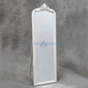 White Floor Standing Mirror Freestanding Mirror Cheval Mirror