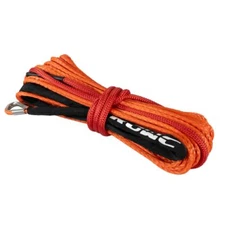 RJWC Orange Ultra-Durable UHMWPE 3/16" x 50' 5000lbs Winch Line For ATV/UTV