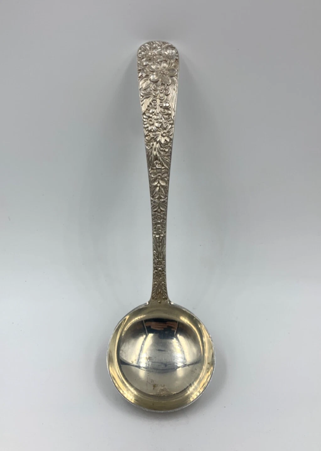 Kirk Repousse Sterling Gravy Ladle Serving Piece 7" 70.5g