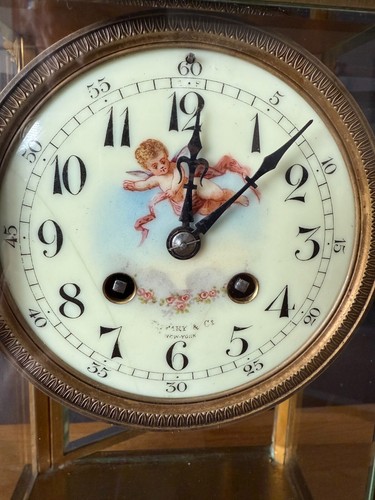 RARISSIMO OROLOGIO DA CARROZZA ANTICO TIFFANY & CO FRANCIA IN BRONZO CARILLON - Foto 2 di 13