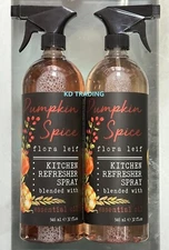 (2-Pack) FLORA LEIF ~ PUMPKIN SPICE Kitchen Refresher Cleaner Odor Eliminator