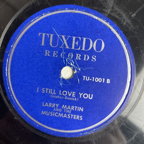 10" 78 RPM-Larry Martin-Getting Awful Lonesome/I Still Love You/Tuxedo TU-1001 - Picture 3 of 4