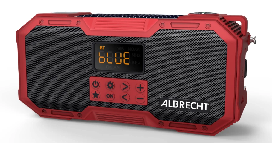 Albrecht DR 112 DAB+ UKW Outdoor Radio Kurbelradio Solar SOS Powerbank Lampe X - Bild 2 von 4