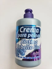Crema Para Peinar Biotina Cabello Liso 8.45oz Styling Cream For Straight Hair