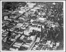 Pasadena Looking East At The Hotel Green 1918 California - Old Photo
