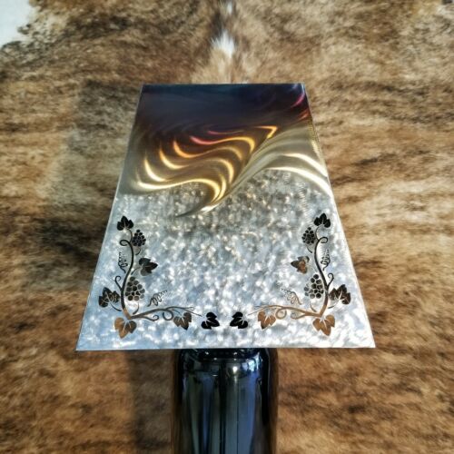 Metal Lamp Shade-"Da Vine" Design is Custom Made - 11" Height - Gorgeous - Photo 1/11