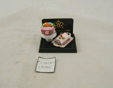 Creme Cake Set - 1.784/5 food miniature dollhouse 1/12 scale Reutter