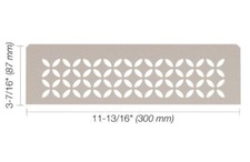 Schluter SHELF-N - Floral Design - Greige - SNS1D5TSBG