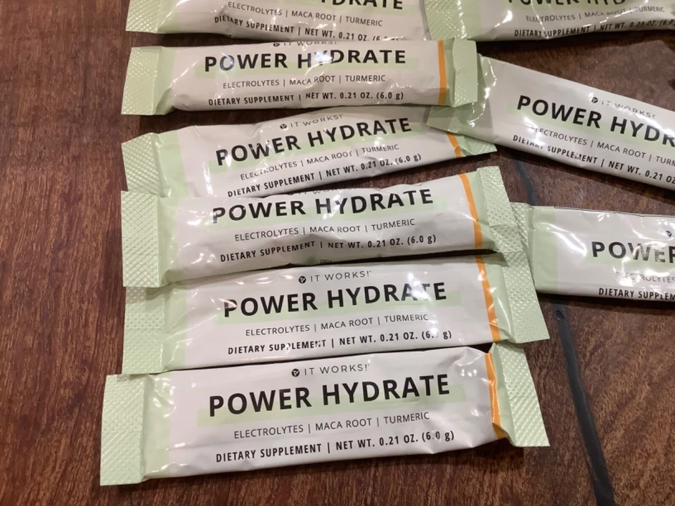 ¡FUNCIONA!  Power Hydrate, bolsa de 15 paquetes. ENERGY PLUS APOYO INMUNOLÓGICO!  Foto 2 de 4