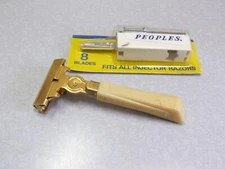 Vintage G-8 1946 - 1955 Eversharp Schick Injector Safety Razor - NICE - CLEAN