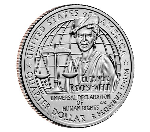 2023 P+D Eleanor Roosevelt American Women Quarters 2 Coin Set Human Rights HERO! - Picture 3 of 5